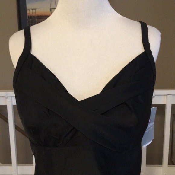 NWT! Athleta black Twister Tankini Top - Picture 5 of 8